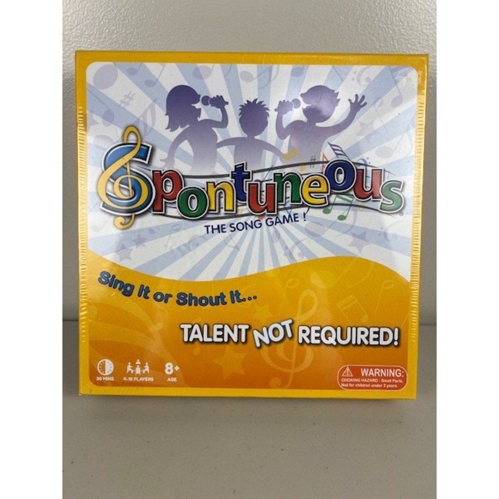 Spontuneous The Song‎ Game Family Party Board Game Ages 8 Plus